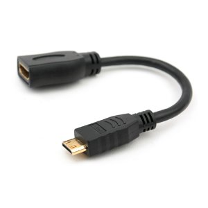 HDMI 변환젠더(Mini HDMI M/ HDMI F) 케이블형