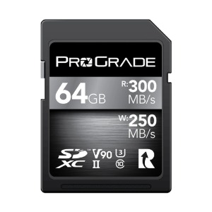 [ProGrade] SDXC UHS-II V90 300R 64GB / 128GB / 256GB