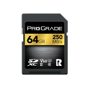 [ProGrade] SDXC V60 250MB/s 64GB / 128GB  / 256GB